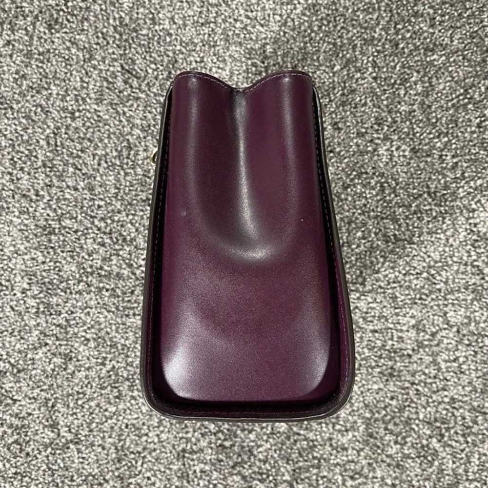 Michael Kors Purple Perforated Leather Sofia Tote - image 3