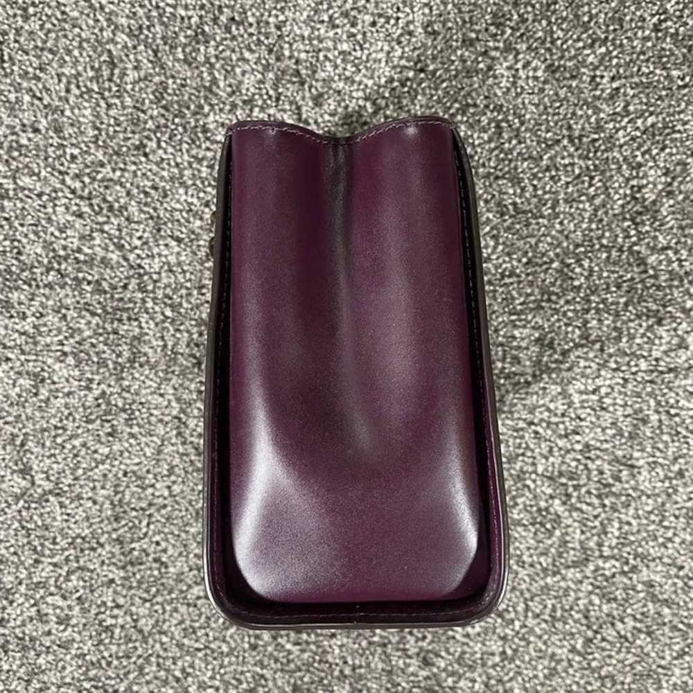 Michael Kors Purple Perforated Leather Sofia Tote - image 4