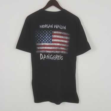 Band Tees × Vintage Vintage Morgan Wallen Dangero… - image 1