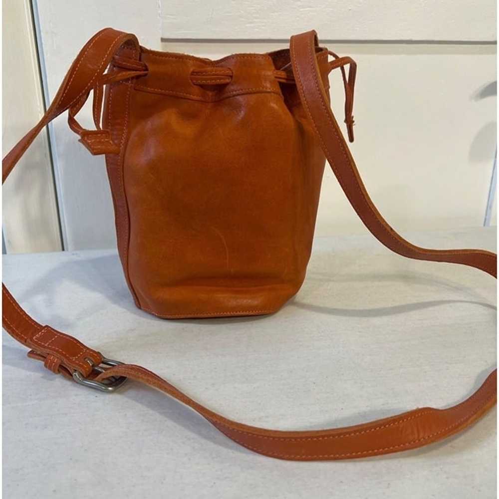 Shinola Detroit Hobo Purse Shoulder Bag Small Dra… - image 1