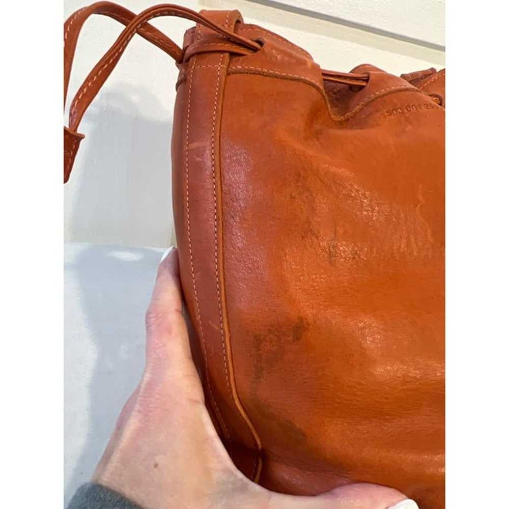 Shinola Detroit Hobo Purse Shoulder Bag Small Dra… - image 4