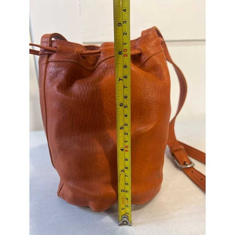 Shinola Detroit Hobo Purse Shoulder Bag Small Dra… - image 8