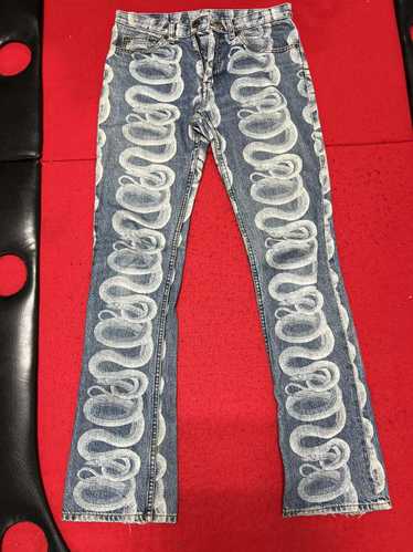 パンツ vintage hysteric glamour snake denim Hysteric Glamour Snake Print Denim - Etsy