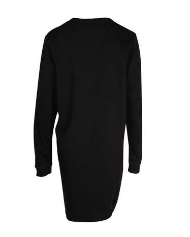 Kenzo Tiger Logo Sweater Dress in Black Cotton