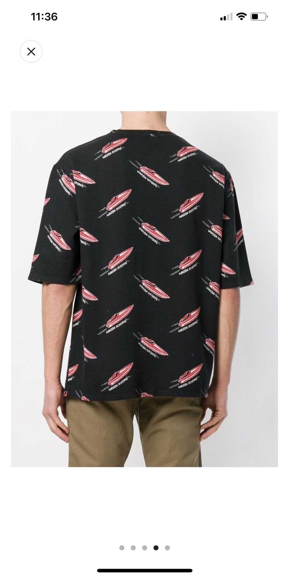 Maison Kitsune Maison Kitsune speed boat t shirt - image 8