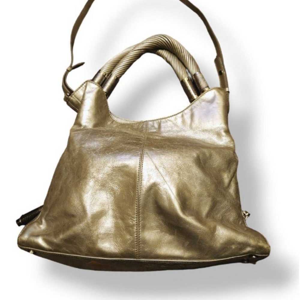 Michael Kors Lux Silver Large Expandable Hobo Bag - image 7