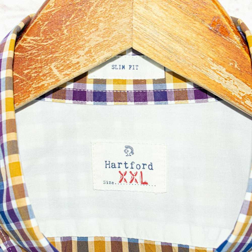 Hartford Hartford Slim Fit Button up Shirt Yellow… - image 5