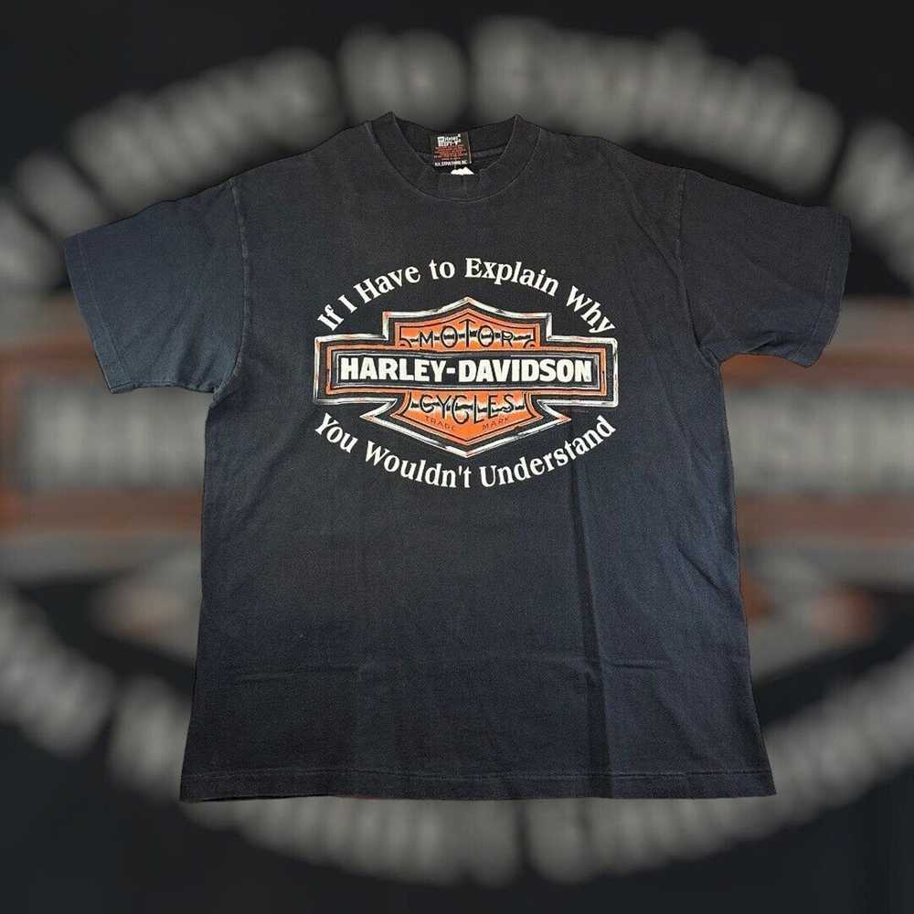 Harley Davidson × Made In Usa × Vintage VTG 90’s … - image 1