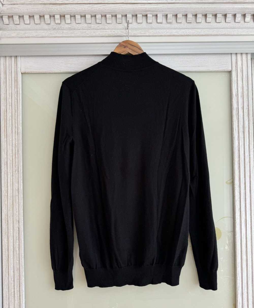 Prada Prada Black Sweater Mens 100% Wool Made in … - image 2