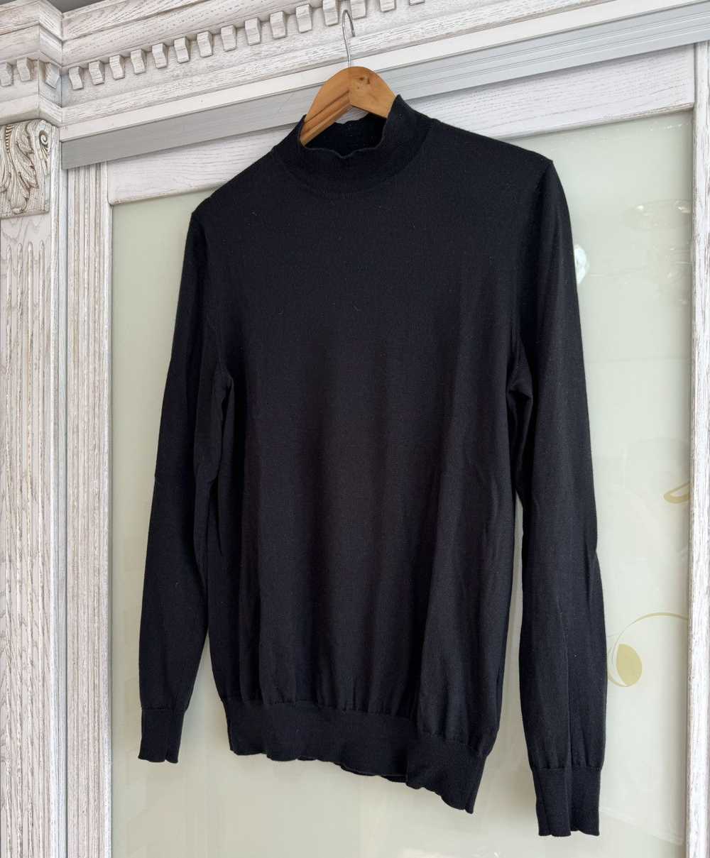 Prada Prada Black Sweater Mens 100% Wool Made in … - image 3