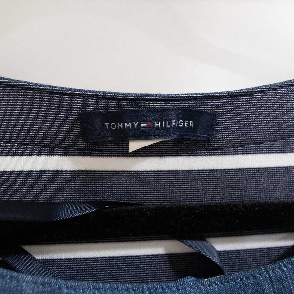 Tommy Hilfiger Tommy Hilfiger Blue Striped Knit D… - image 5