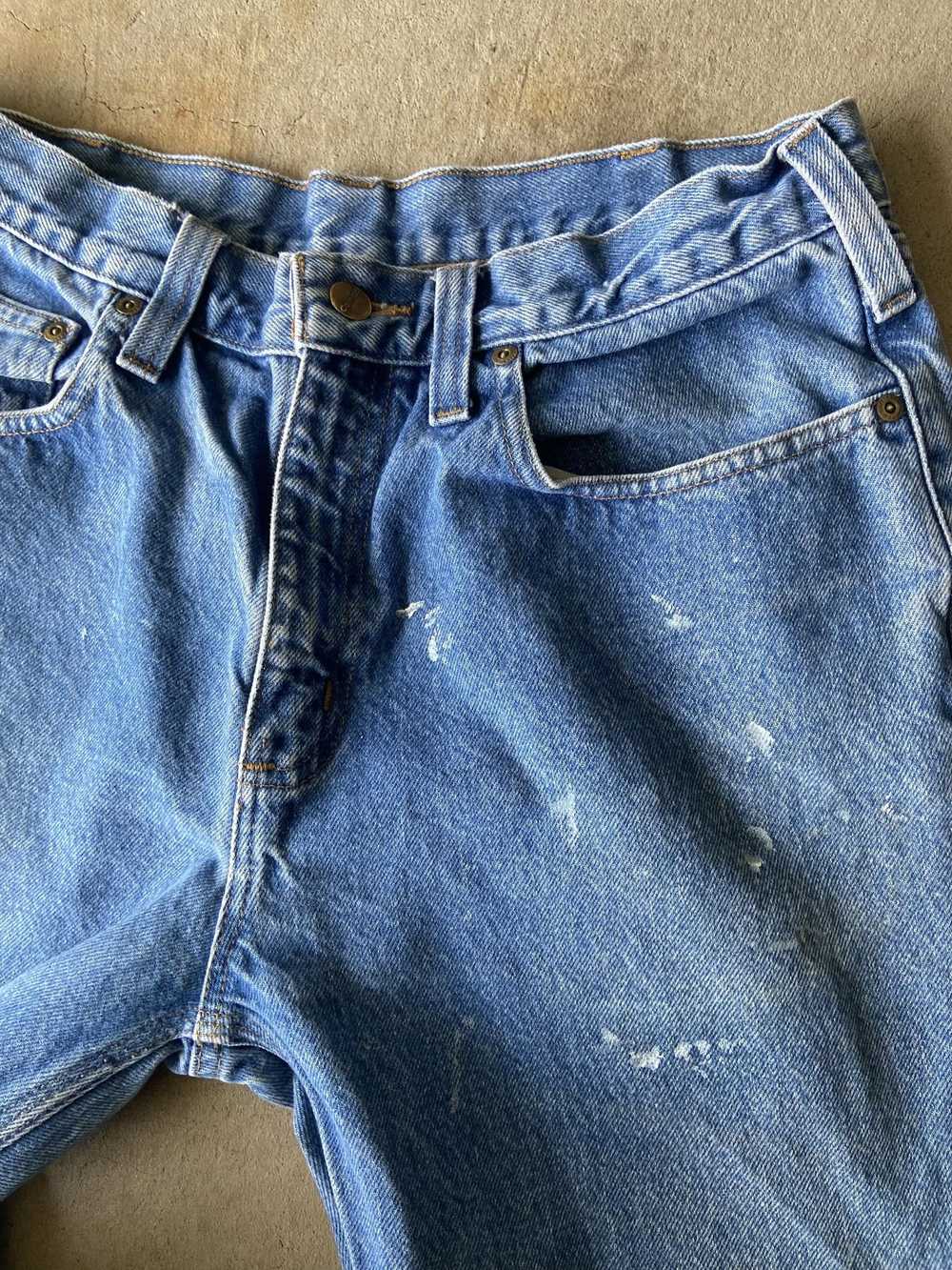 Carhartt Carhartt Thrashed Painter's Blue Jeans - image 4