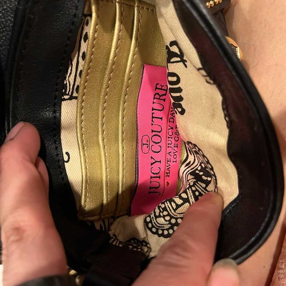 Juicy Couture leather black charm mini bag - image 12