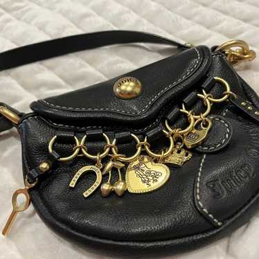 Juicy Couture leather black charm mini bag - image 1