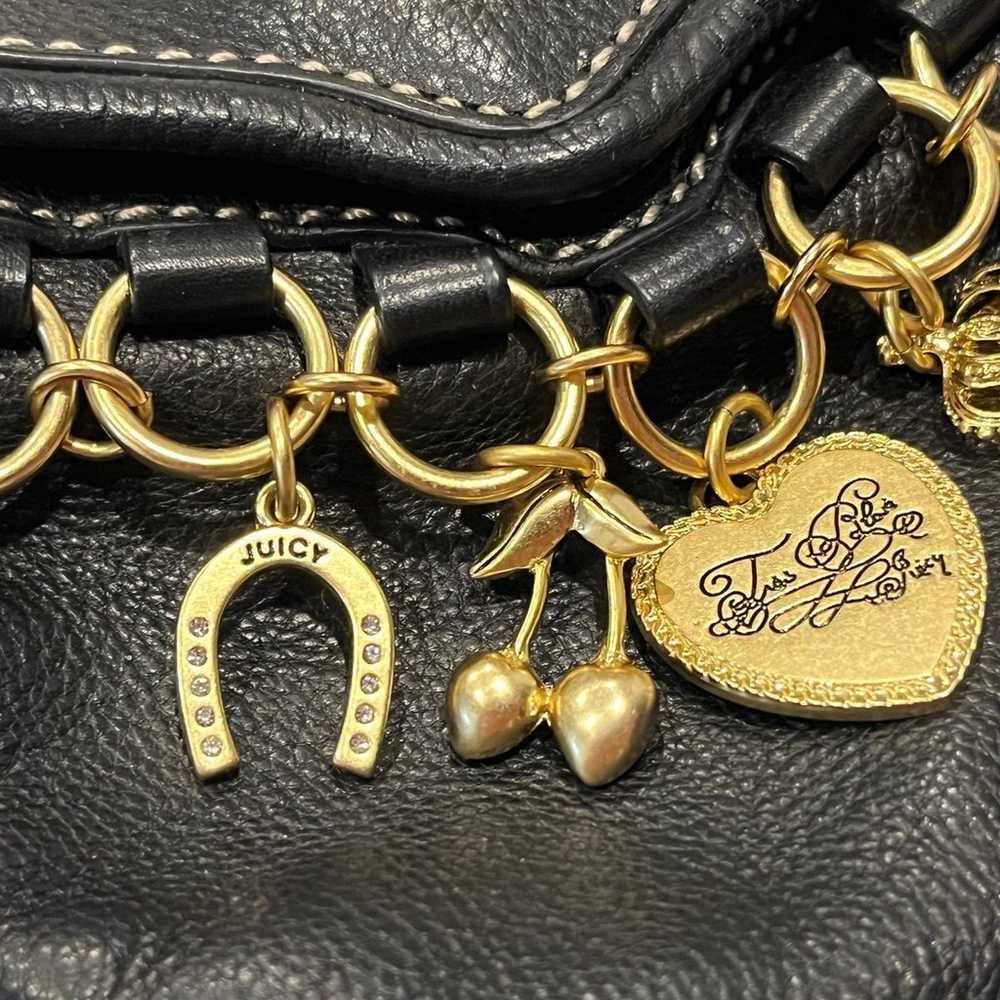 Juicy Couture leather black charm mini bag - image 3