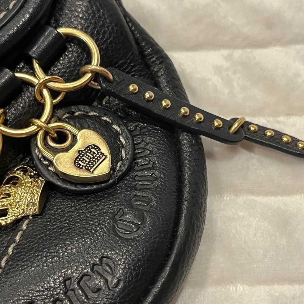 Juicy Couture leather black charm mini bag - image 4