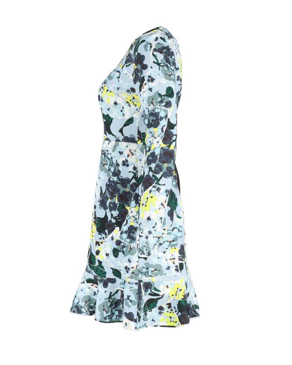 Erdem Floral-Print Mini Dress with Long Sleeves - image 2