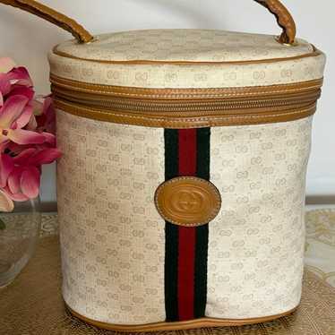 Gucci Micro GG Vanity Vintage Bucket Crossbody - image 1