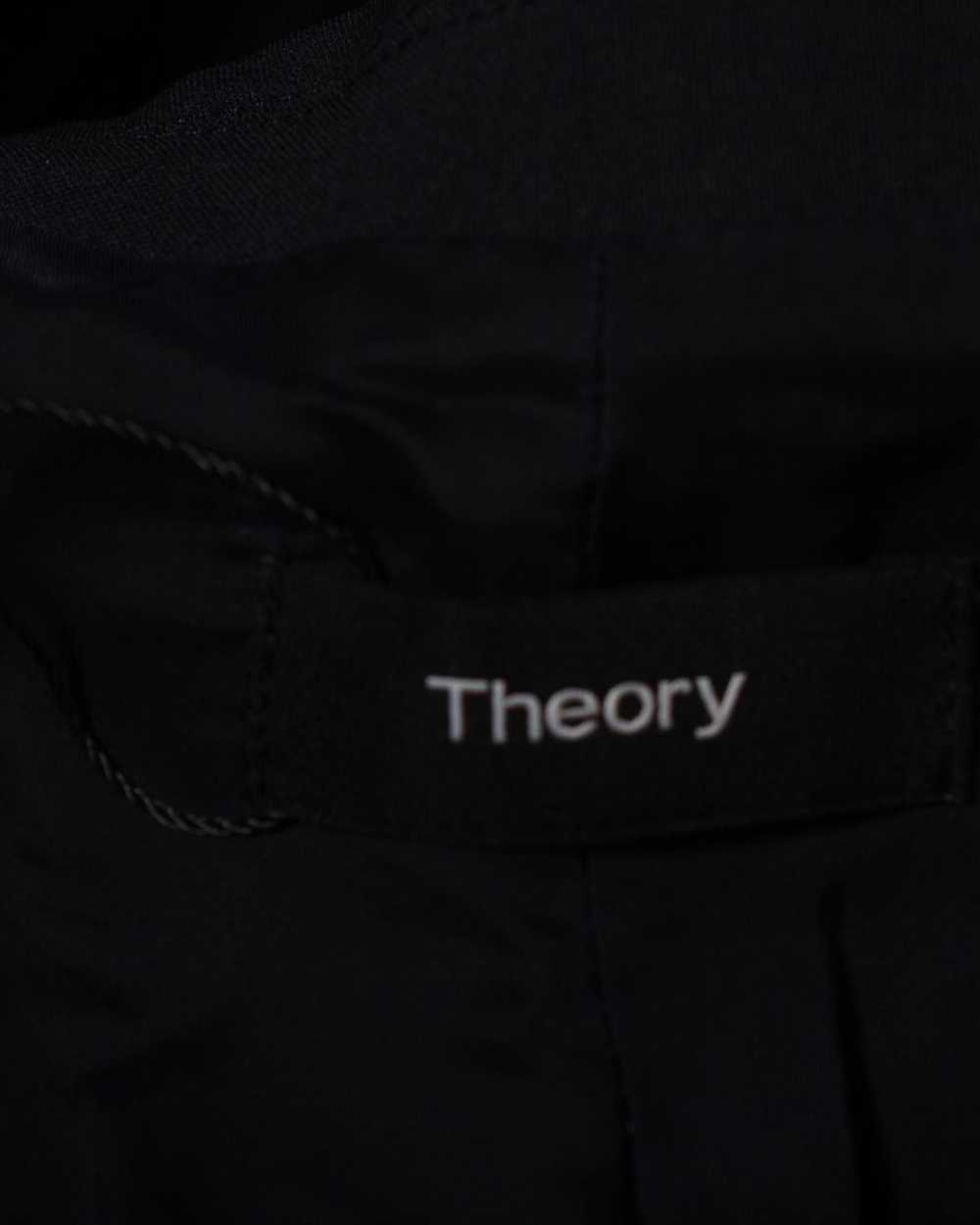 Theory Navy Blue Wool Single-Breasted Blazer - image 7