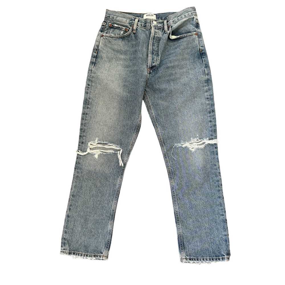 Agolde AGOLDE Riley High Rise Straight Crop Jean … - image 2