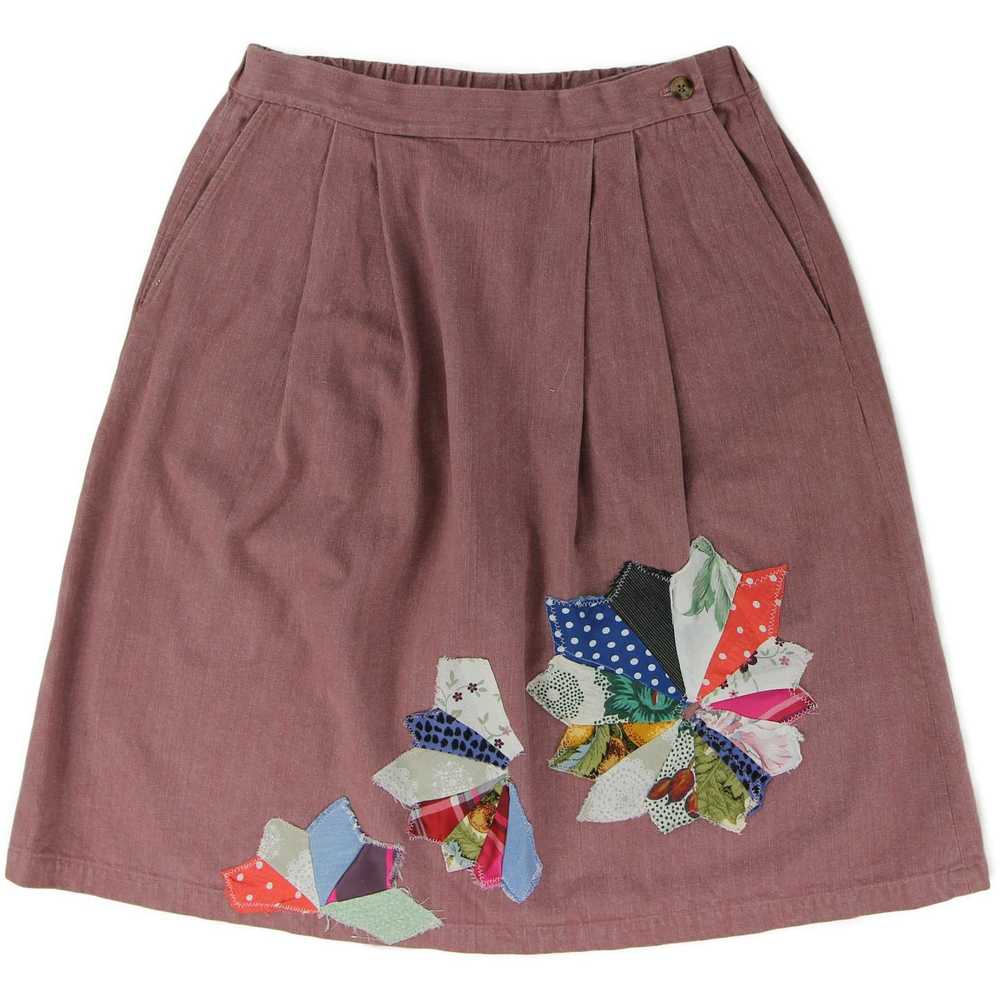 Vintage Vintage Quilt Patch Granny Skirt - image 4