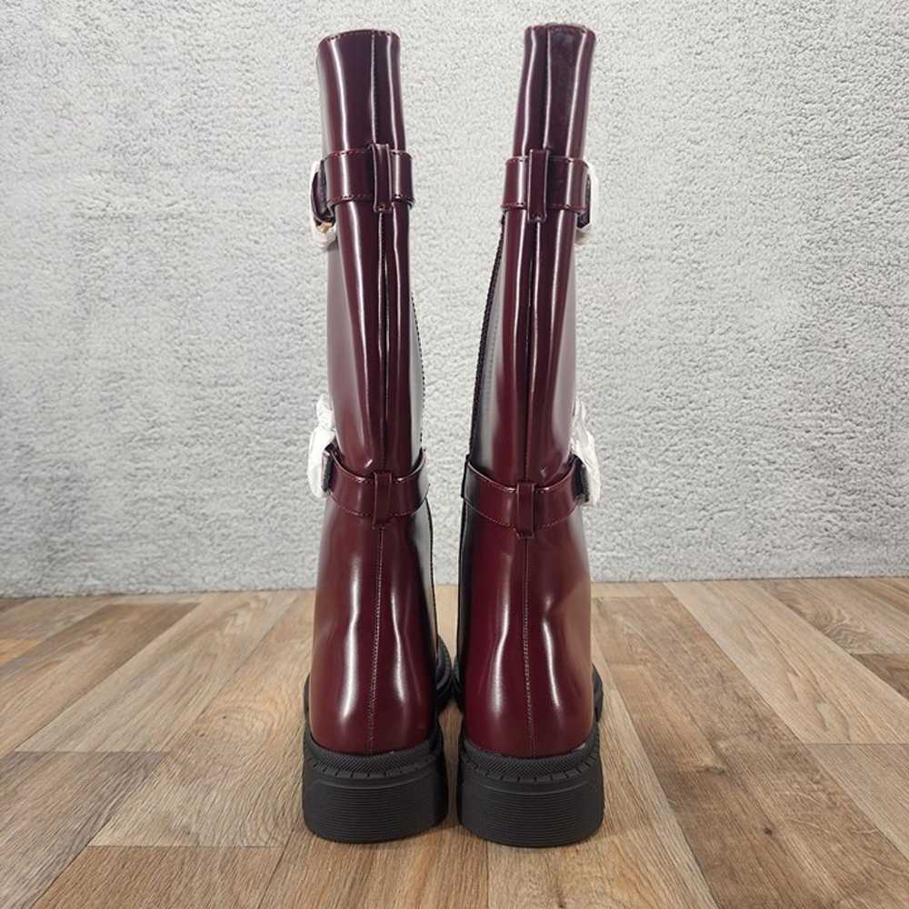 Shoe Dazzle Gabrela Women's Sz 10 Oxblood Red Kne… - image 6