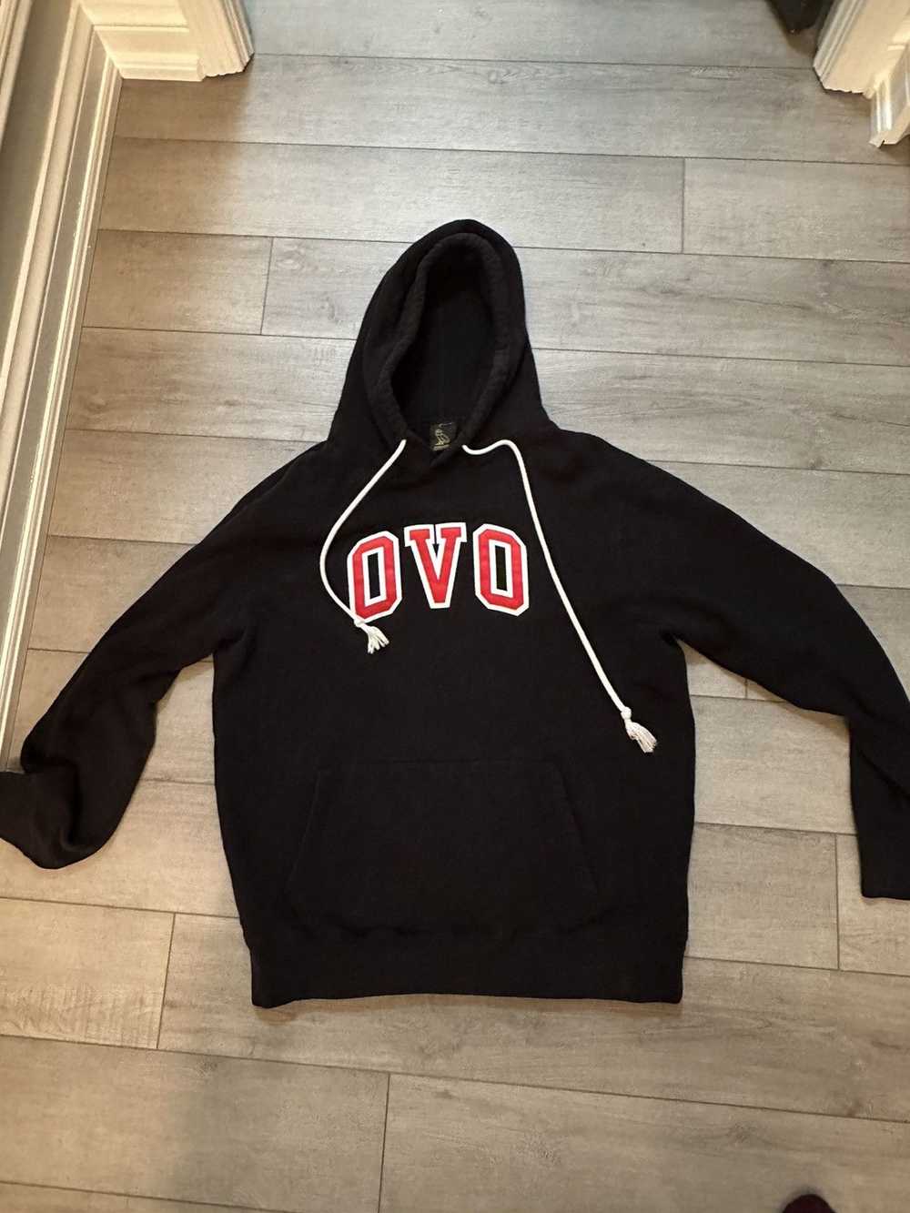 Octobers Very Own Embroidered OVO arch logo hoodie - image 2