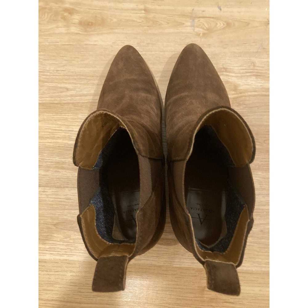 Aquatalia Brown Suede Chelsea Pointed Ankle Boots… - image 7