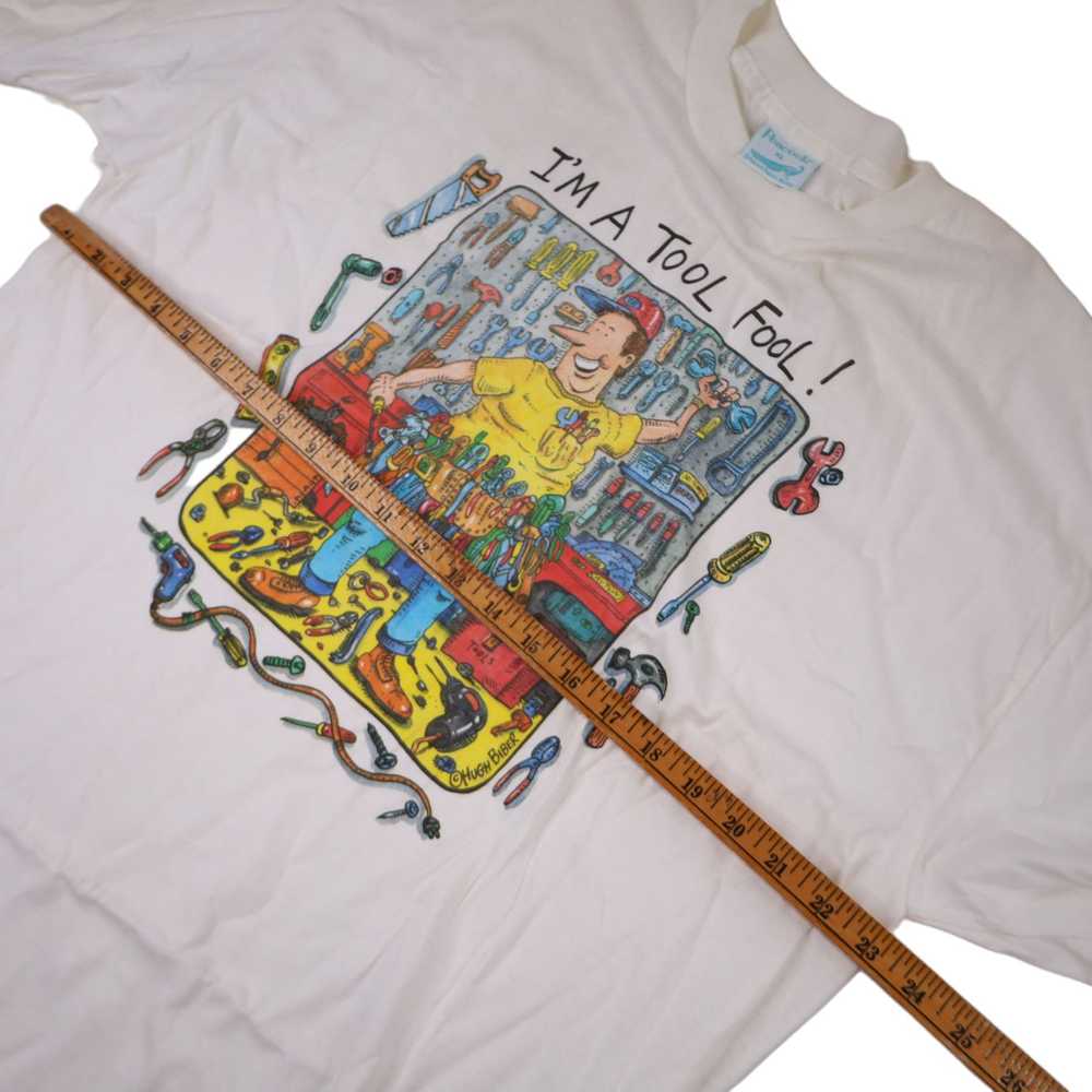 Vintage Vintage "Im a Tool Fool" Graphic T Shirt - image 7