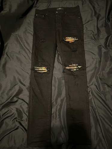 Amiri Amiri Black MX1 Aloha Patch Jeans Size 33