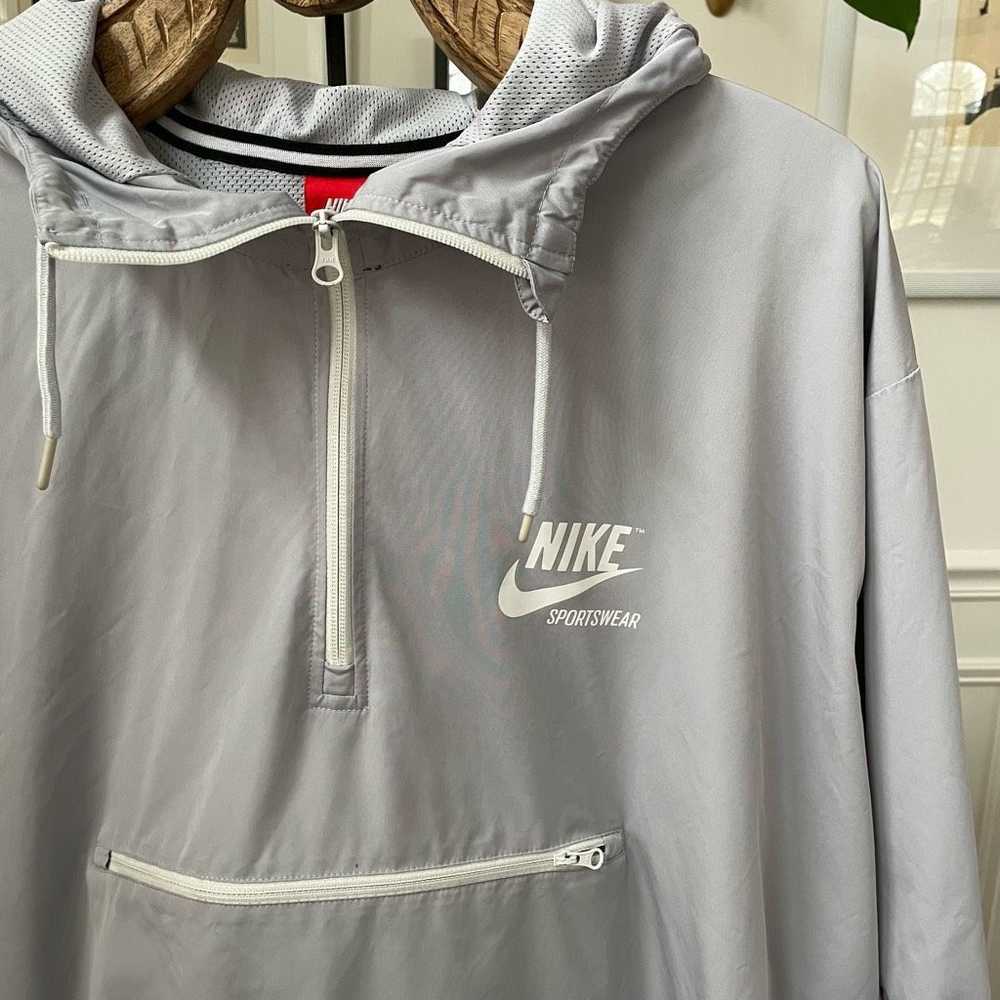 Nike ASOS Nike Archive Half Zip Woven Jacket Grey… - image 4