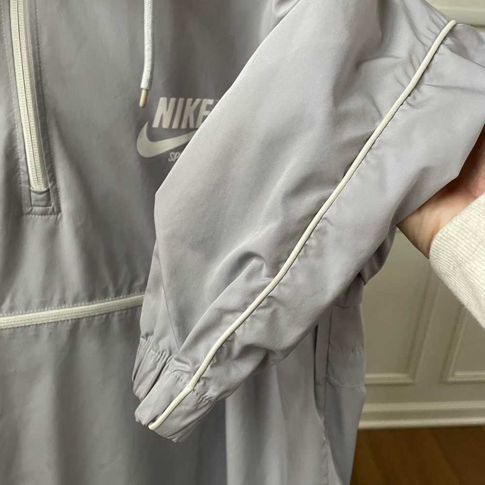 Nike ASOS Nike Archive Half Zip Woven Jacket Grey… - image 5