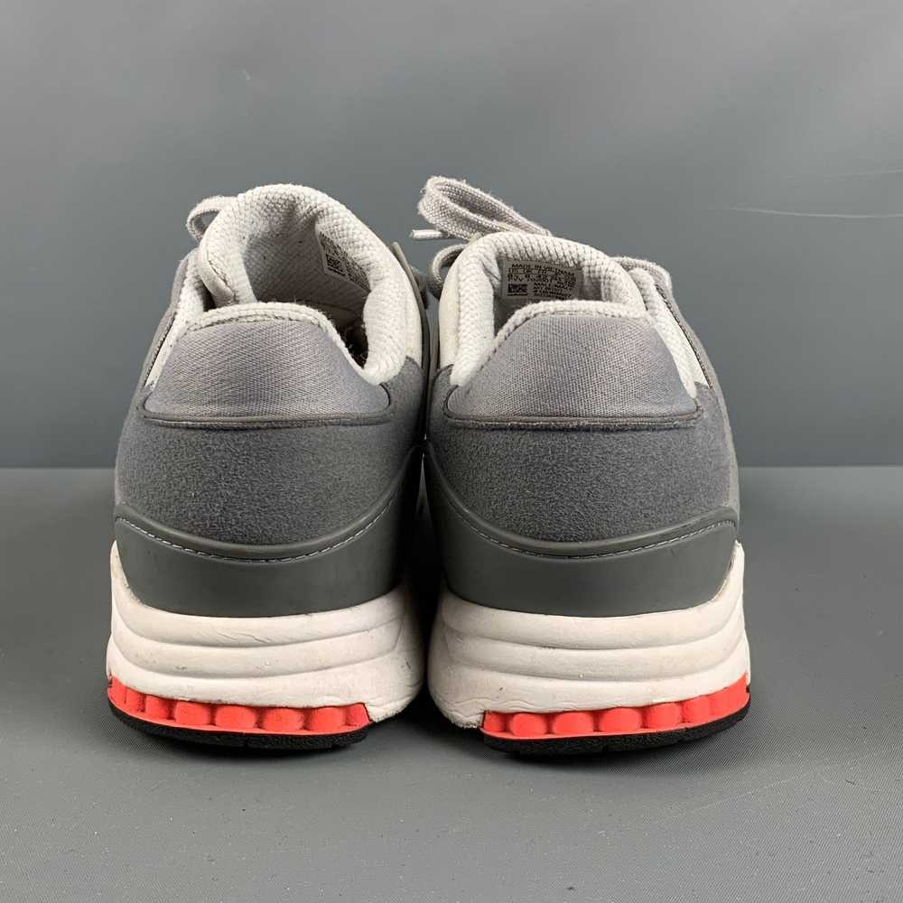 Adidas Grey Black Mixed Materials Mesh Low Top Sn… - image 3