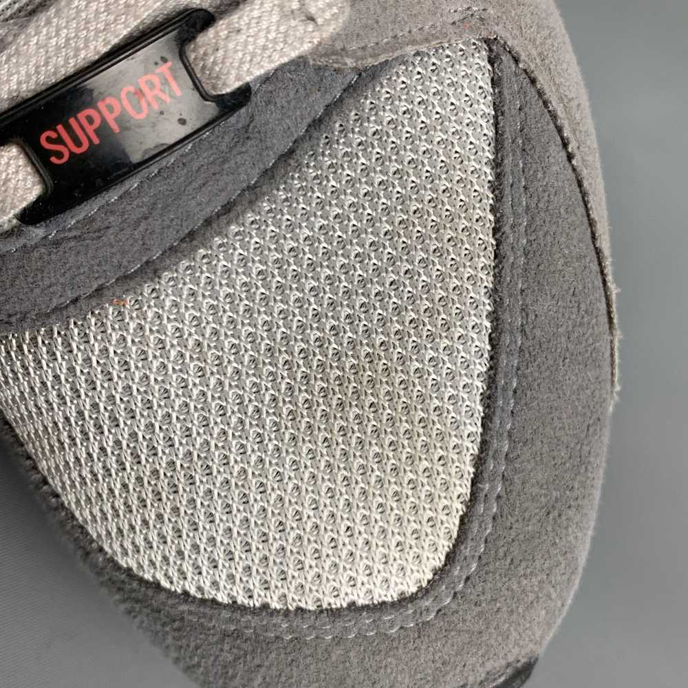 Adidas Grey Black Mixed Materials Mesh Low Top Sn… - image 9