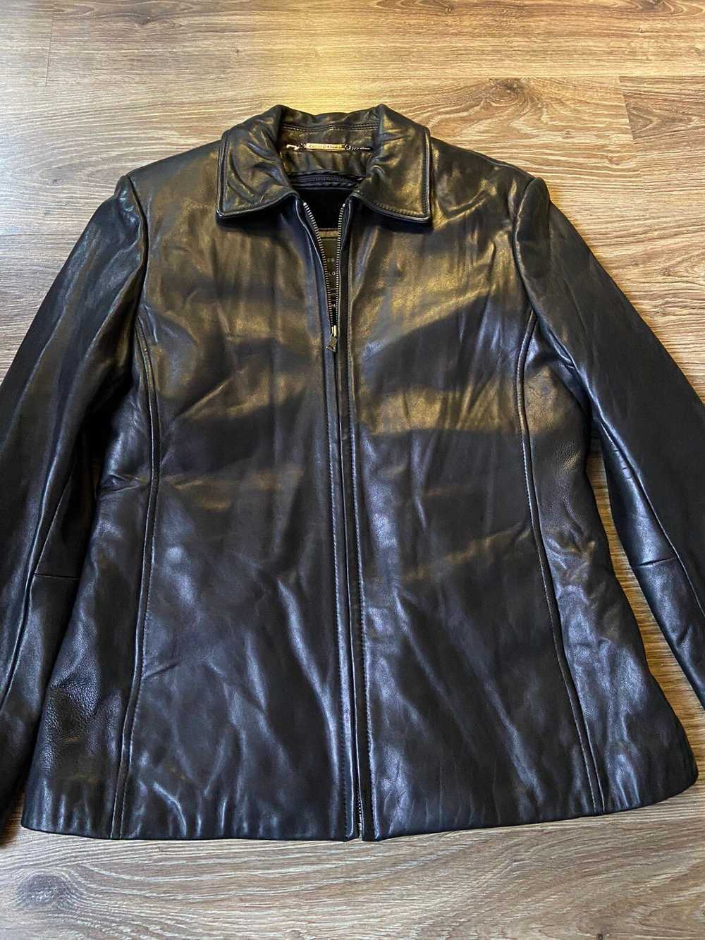 Knowles & Carter × Leather Jacket × Vintage RARE … - image 2