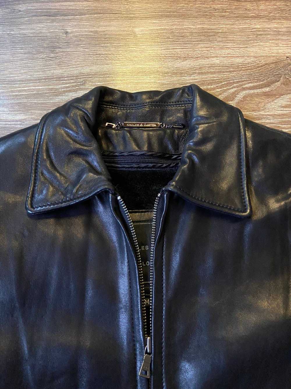 Knowles & Carter × Leather Jacket × Vintage RARE … - image 3