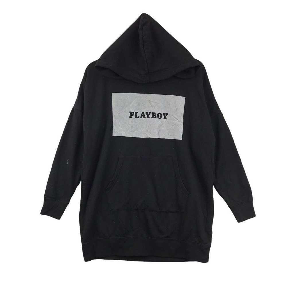 Playboy Vintage PLAYBOY BUNNY Box Logo Black Long… - image 3