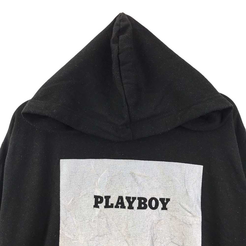 Playboy Vintage PLAYBOY BUNNY Box Logo Black Long… - image 4