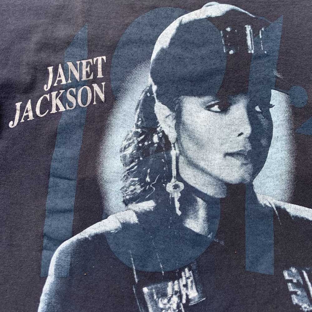 Band Tees × Rap Tees × Vintage Vintage 90s Janet … - image 4