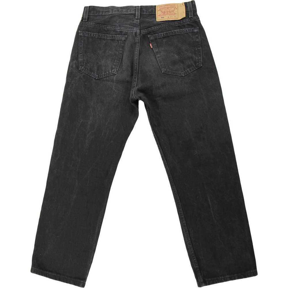 Levi's 90s Vintage Levi's 501 Black Denim Jeans U… - image 8