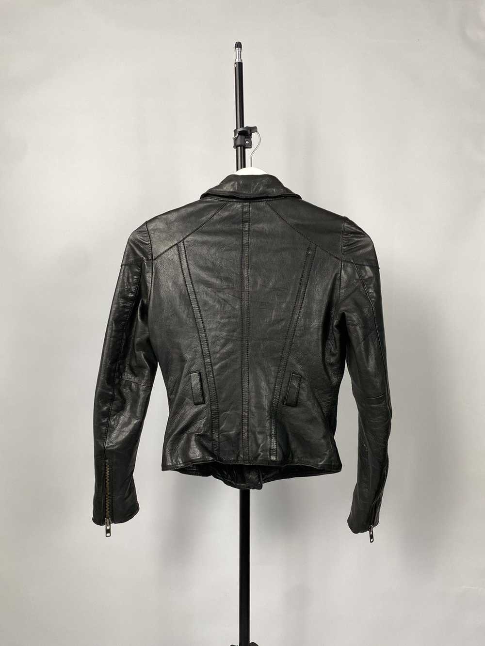 Avant Garde × Leather Jacket × Vintage Vintage Le… - image 9