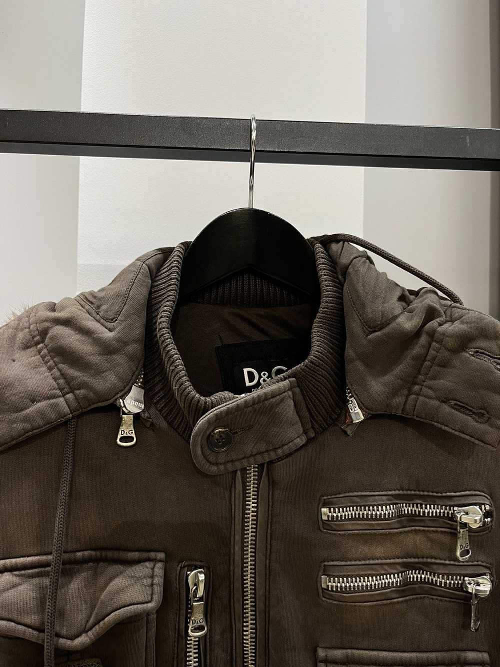Dolce & Gabbana Dolce & Gabbana NWT Fur Cargo Hoo… - image 6