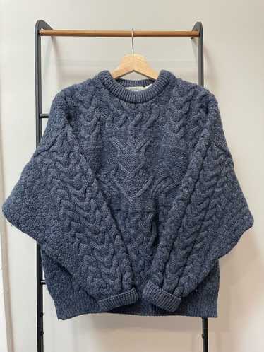 Aran Crafts Fisherman chunky wool knit sweater