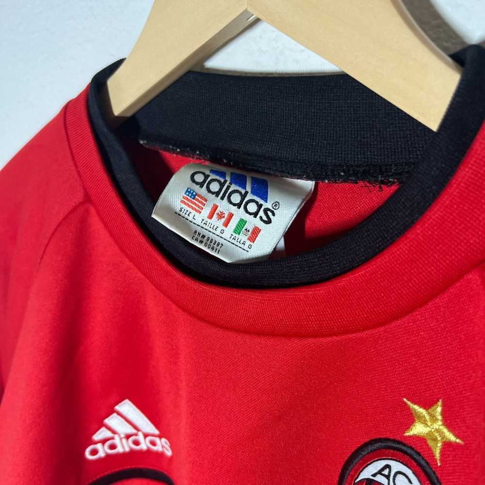 Adidas × Soccer Jersey × Vintage AC Milan Y2K Adi… - image 2