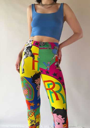 Versace Jeans Couture Colorful Versace leggings - image 1