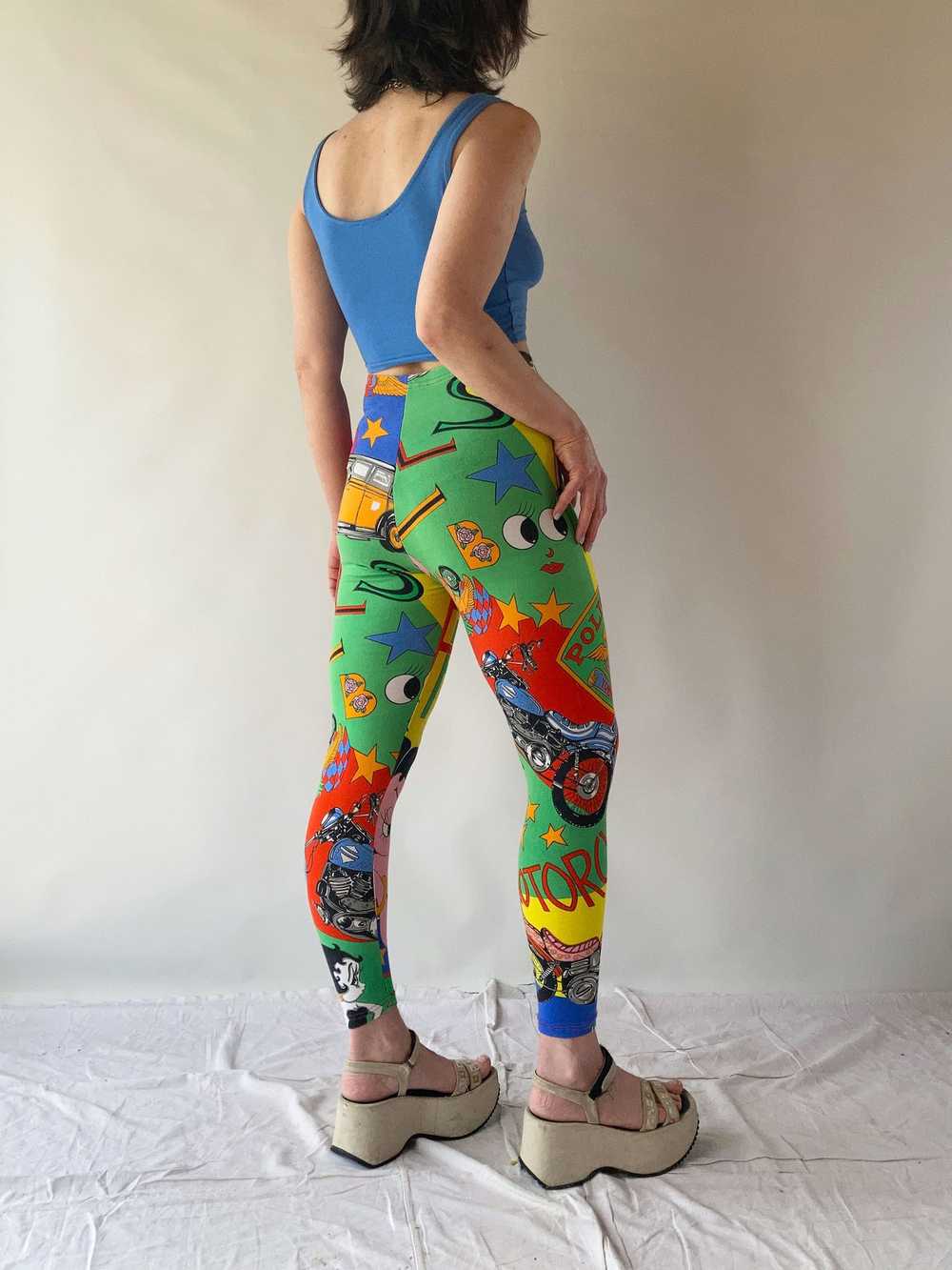 Versace Jeans Couture Colorful Versace leggings - image 4