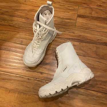 Rombaut Boccaccio Boot White Lace Up Sneakers Size