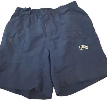 Men's Navy Aftco Shorts - Gem
