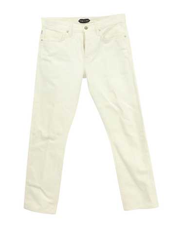 Tom Ford Straight Fit Jeans in White Cotton - image 1