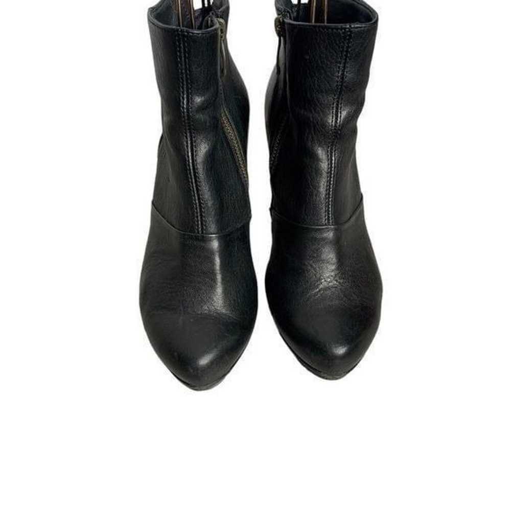 Paul Green Roxie Black Leather Booties | Size 6 - image 3